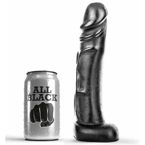 Dildo D-221761 Silicone All Black 22 cm