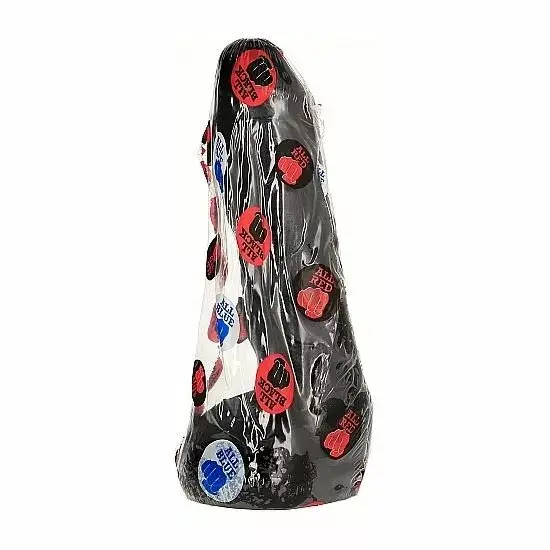 Anal dildo all black D-222808 — 20 cm silicone Photo 3