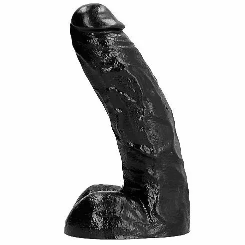 Dildo all black D-222831 — silicone 25.5 cm Photo 2