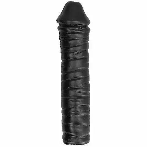 Silikona dildo all black D-222833 38 cm Photo 2