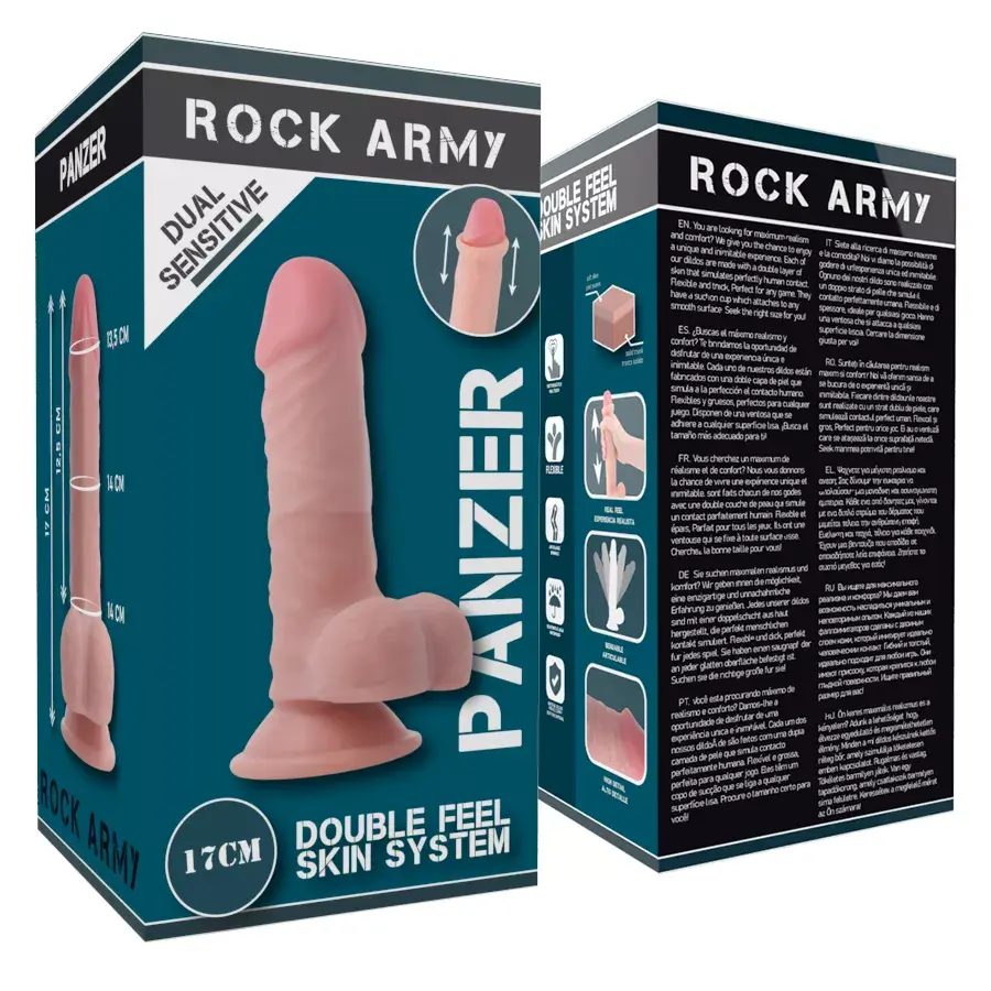 Dildo ROCKARMY Dual Density Panzer 17 cm Photo 8