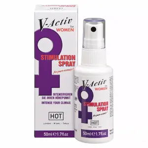 Stimulating spray for women HOT V-Activ Stim.Spray Women 50 ml — intimate topical spray