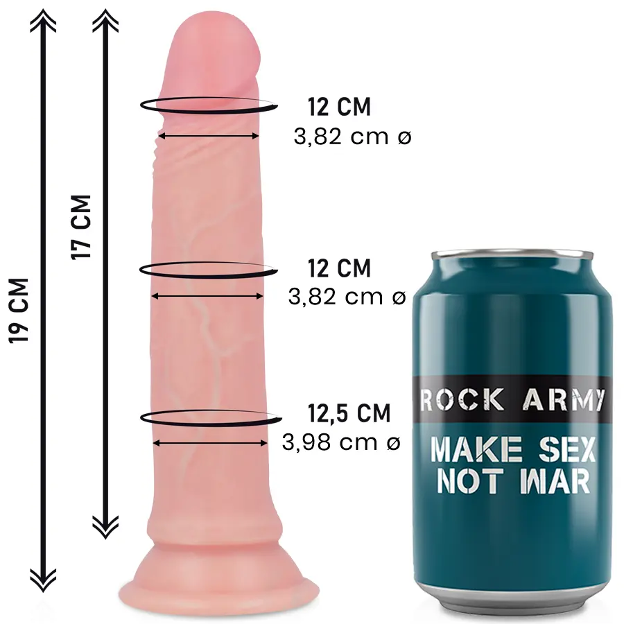 Dildo rock army Liquid Silicone Premium