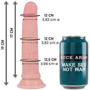 Фаллоимитатор rock army Liquid Silicone Premium Avenger — реалистичный, длина 19 см, диаметр 3,98 см
