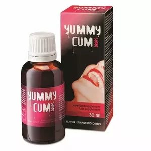 Stimulating drops Cobeco Yummy Cum Drops 30 ml — intimate arousal formula
