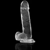 Дилдо x ray Clear Cock with Balls — 20 см Photo 5