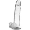 Фаллоимитатор x ray Clear Cock with Balls 22 см Photo 2