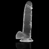 Фаллоимитатор x ray Clear Cock with Balls 22 см Photo 4