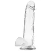 Фаллоимитатор x ray Clear Cock with Balls 22 см Photo 5