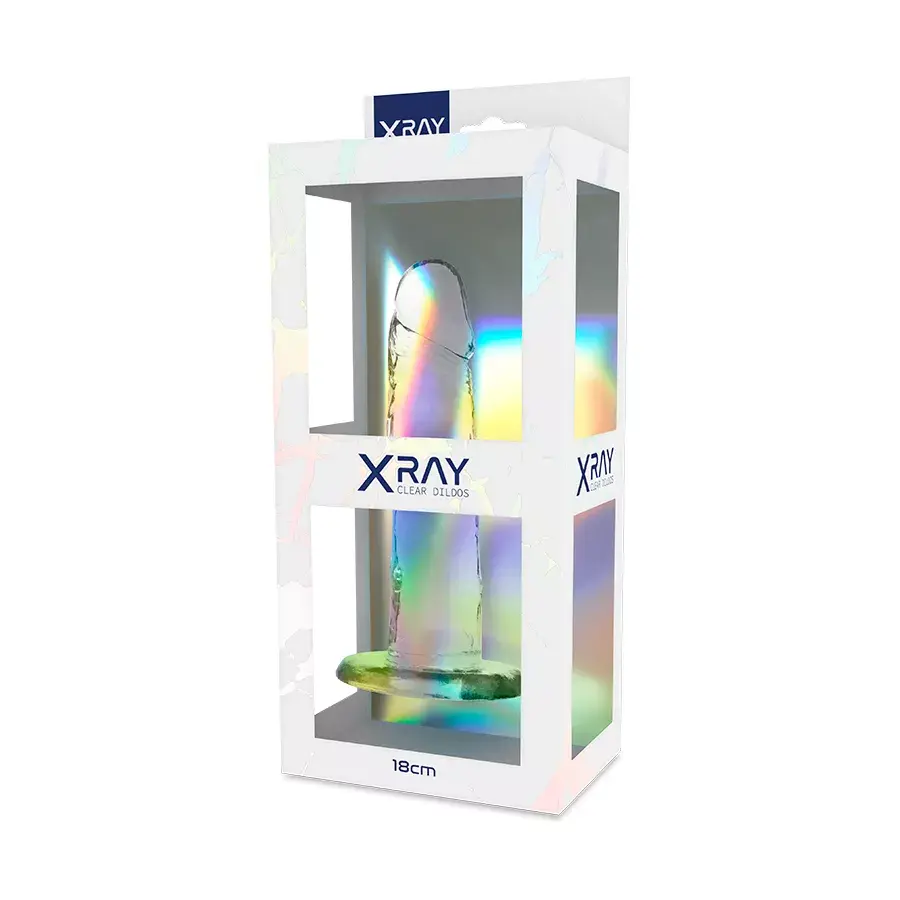 Dildo X RAY Clear Cock 18 cm Photo 7