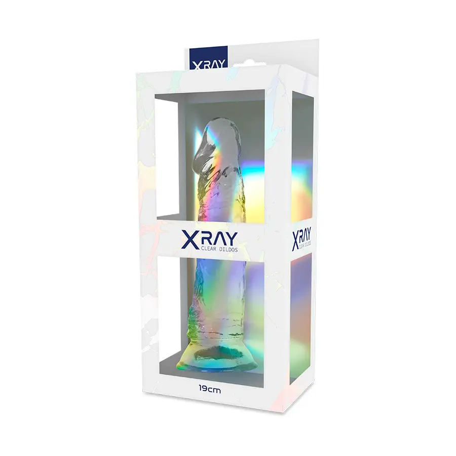 Dildo x ray Clear Cock 19 cm 4 cm Photo 2
