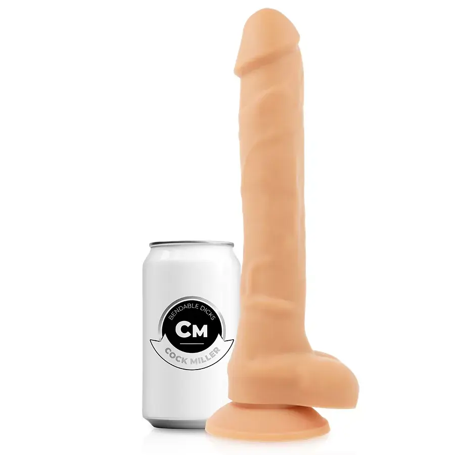 Dildo cock miller COCKSIL articulable silicone 24 cm Photo 5