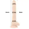 Dildo cock miller COCKSIL articulable silicone 24 cm Photo 7