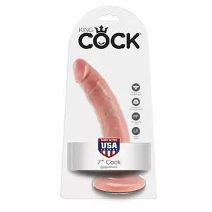 Dildo KING COCK 7 DILDO FLESH 17.8 CM PD5502-21