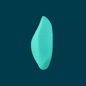 ROMP Wave Mini Vibrator, Clitoral Stimulator, Silicone, Mint