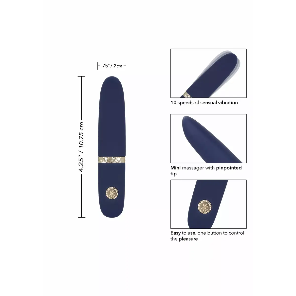 Вибратор CALEXOTICS CHIC DAISY MINI MASSAGER Photo 6