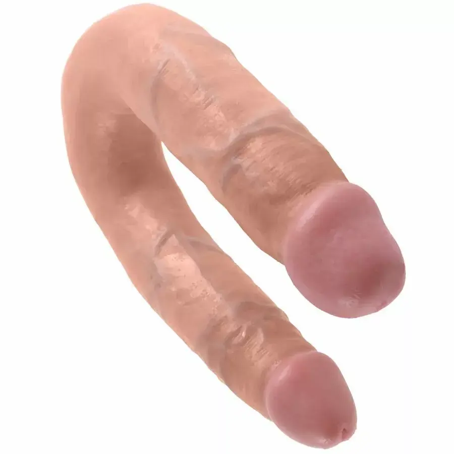 U-veida dildo King Cock Double Trouble, vidējs Photo 2