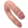 U-veida dildo King Cock Double Trouble, vidējs Photo 2