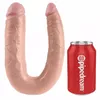 Dildo King Cock U-Shaped Large Double Trouble Photo 4