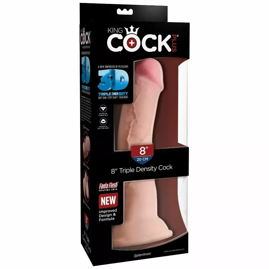 Dildo KING COCK TRIPLE DENSITY DILDO Photo 6