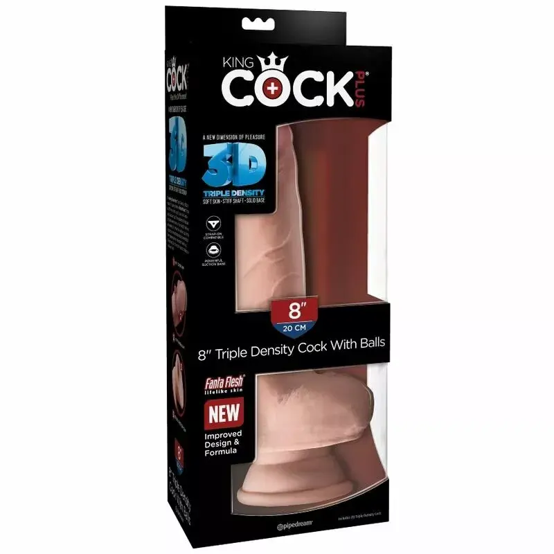 Dildo King Cock Triple Density 18.4 cm Photo 6