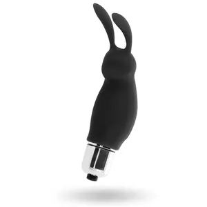 Vibrator INTENSE Rabbit Roger Black D-221086 — waterproof, rechargeable, 0.06 kg
