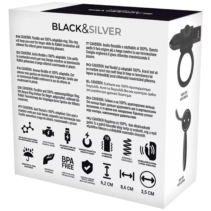 Кокринг black&silver WATCHME D-228300 Photo 6