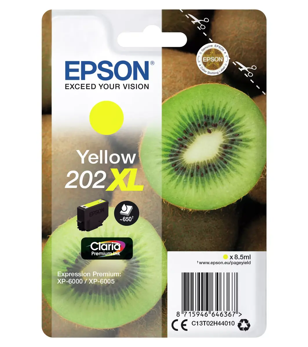 Картридж EPSON 202XL Жёлтый Photo 2