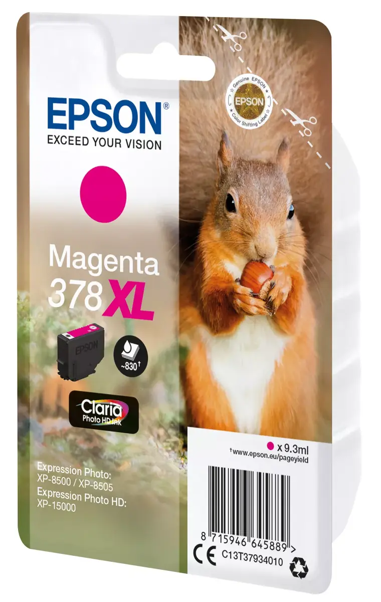 Картридж EPSON Singlepack Cyan 378XL Photo 2