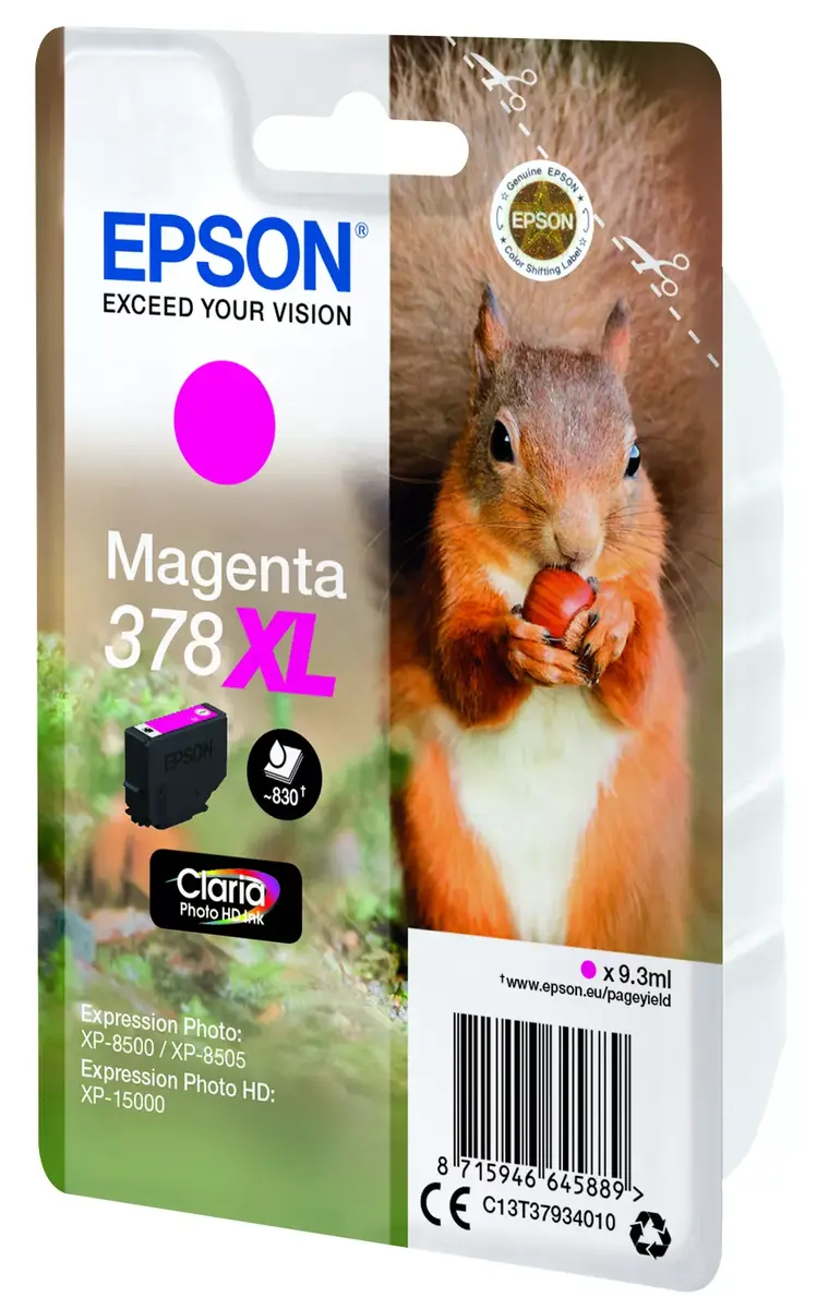 Картридж EPSON Singlepack Cyan 378XL Photo 3