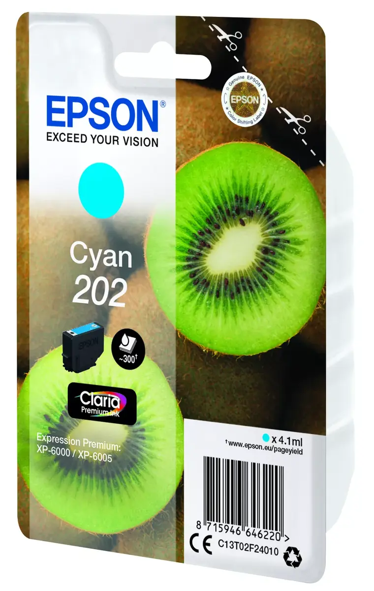 Kārtridžs EPSON ink bar Singlepack Kiwi Cyan 202 Photo 3