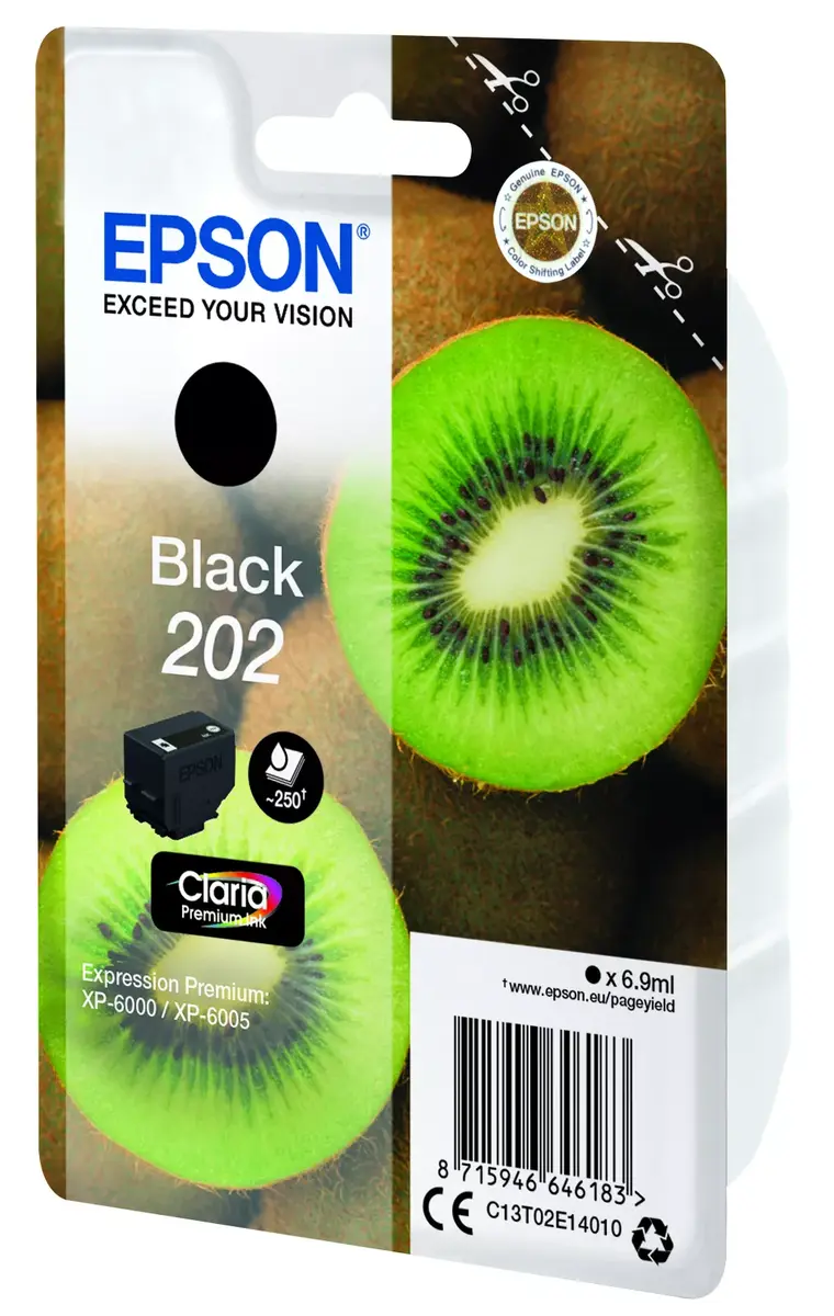 Картридж EPSON ink 202 Claria Premium Ink Black Photo 3