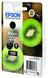 Epson 202 Черный Картридж с чернилами Claria Premium Стандартная емкость 6.9 мл Пигментные чернила