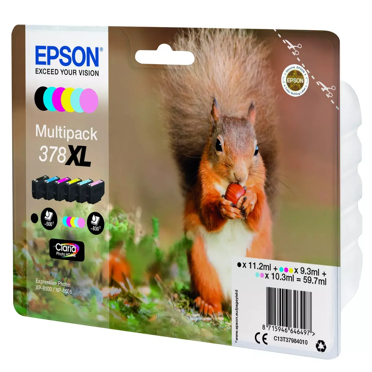 Kārtridžs Epson C13T37984010 378XL XL Multipack BK C M Y PC PM Photo 3