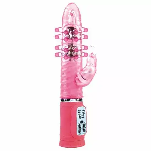 Vibrators BAILE silikona rozā — 27 cm, 10 režīmi Photo 2