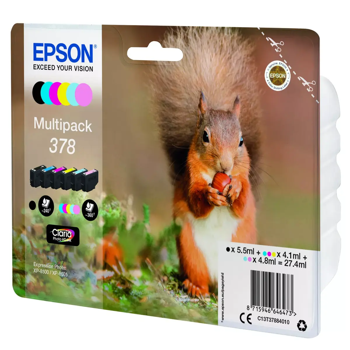 Kārtridžs Epson C13T37884010 Melns Zils Gaiši Zils Gaiši Magenta Magenta Dzeltena Photo 3