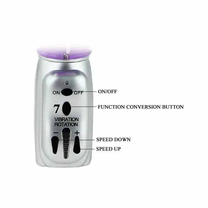 Vibrators BAILE Silicone Pink D-205177 Photo 6