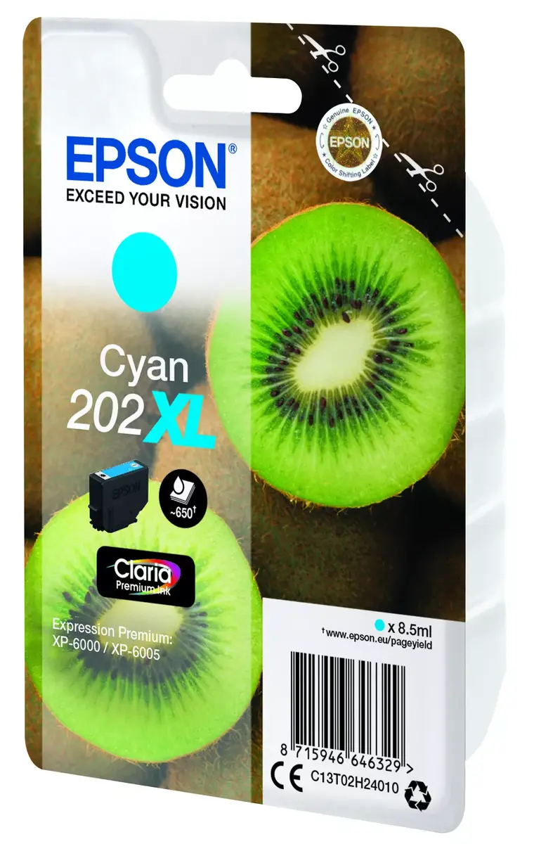 Картридж Epson 202XL Cyan Photo 2