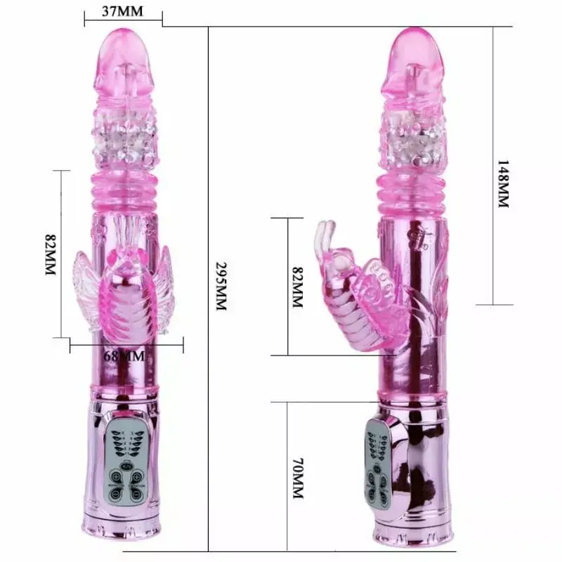 Вибратор BAILE Silicone Purple — перезаряжаемый силиконовый Photo 6
