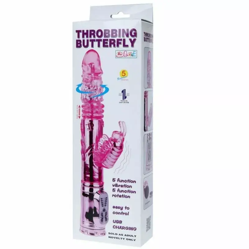 Вибратор BAILE Silicone Purple — перезаряжаемый силиконовый Photo 9