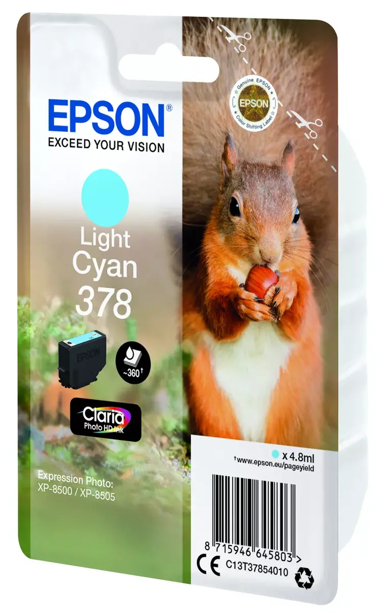 Cartridge Epson 378 Lys cyan Photo 3