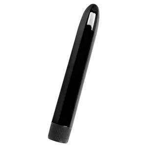 Вибратор INTENSE Silicone Black — силиконовый вибратор, перезаряжаемый, водонепроницаемый, 0.12 кг