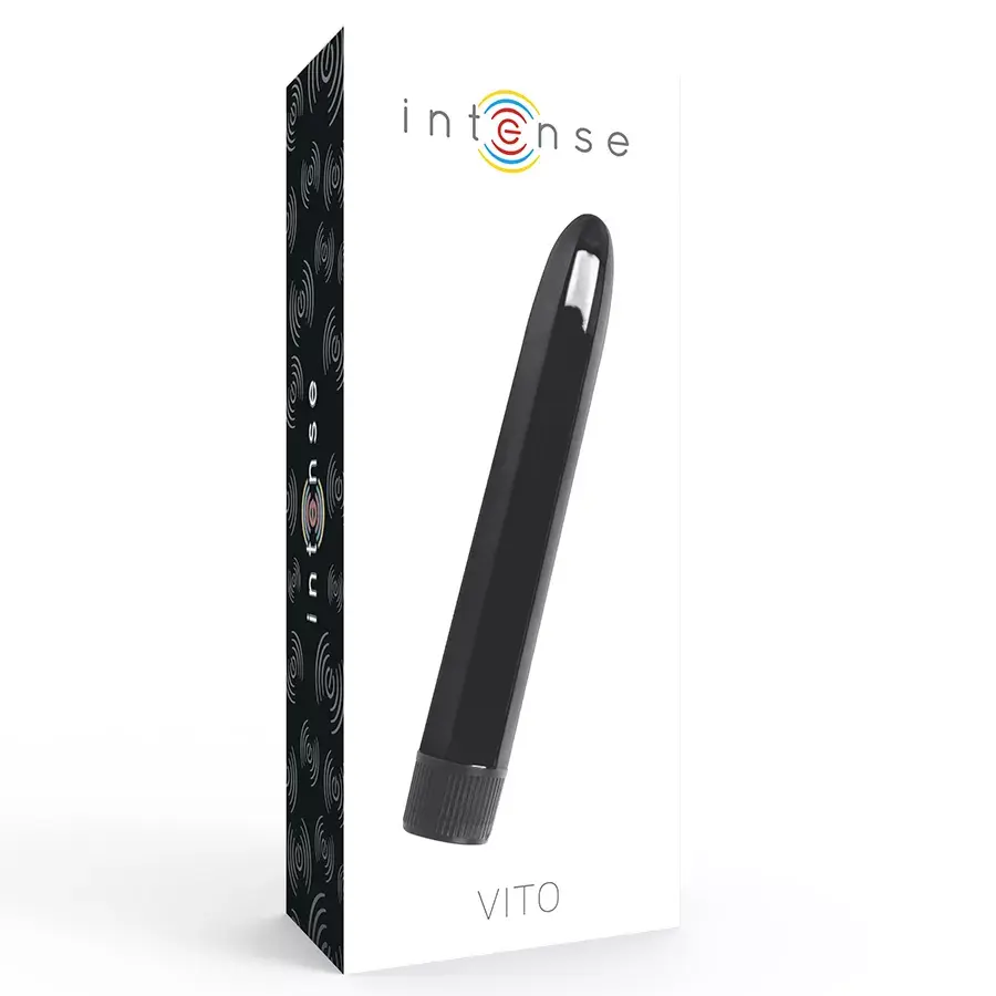 Вибратор INTENSE Silicone Black Photo 2