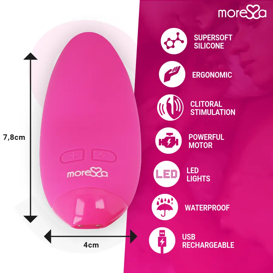 Vibrator MORESSA D-221125 Blossom Pink Photo 4