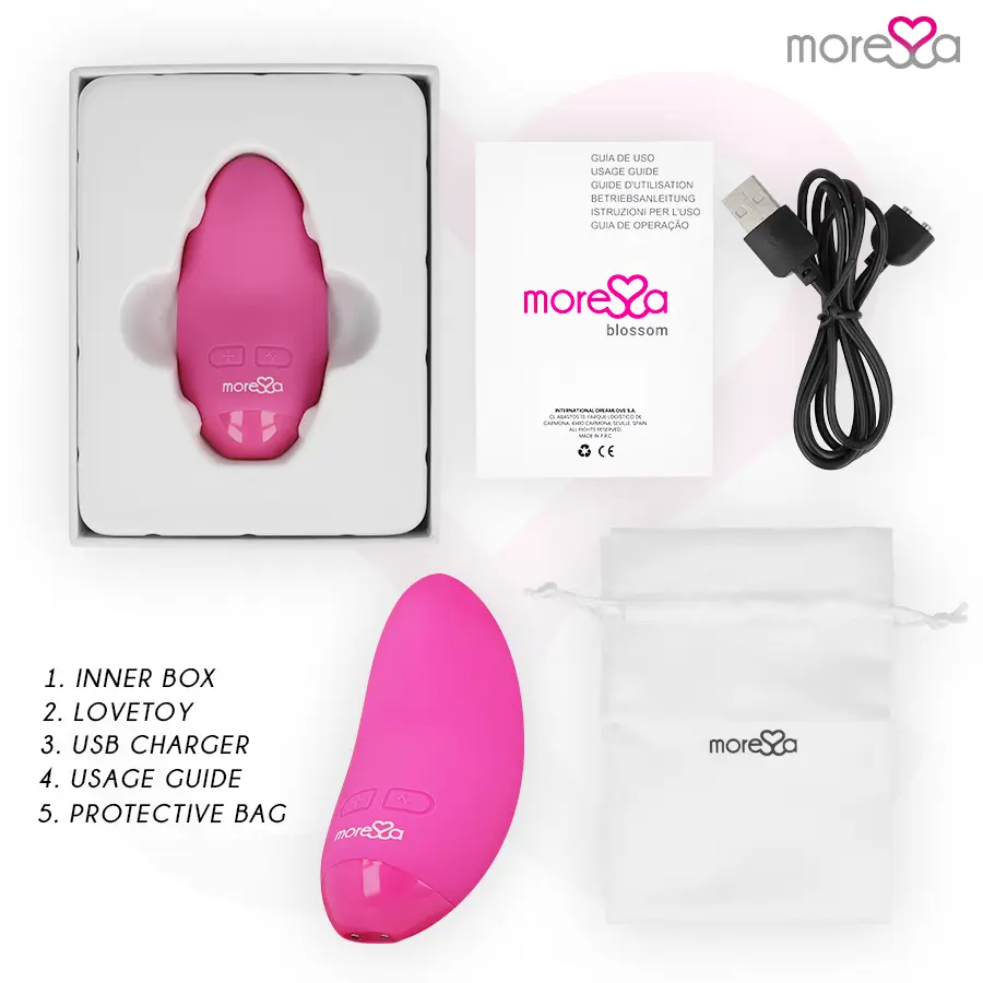 Vibrator MORESSA D-221125 Blossom Pink Photo 6