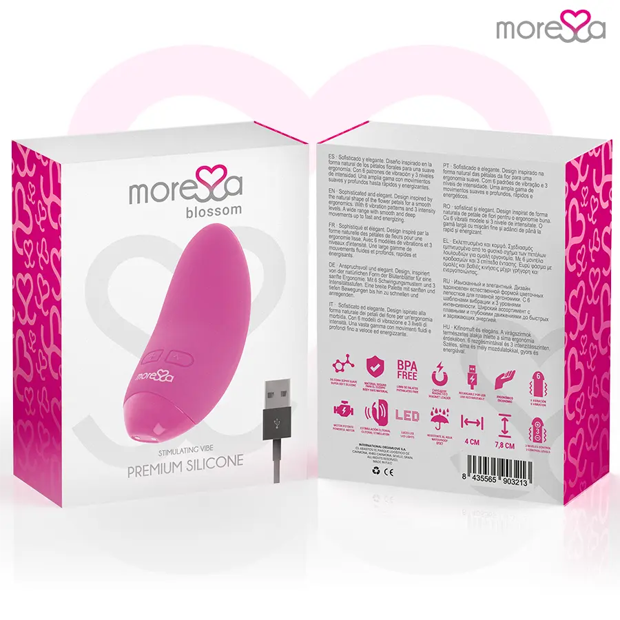 Vibrator MORESSA D-221125 Blossom Pink Photo 7