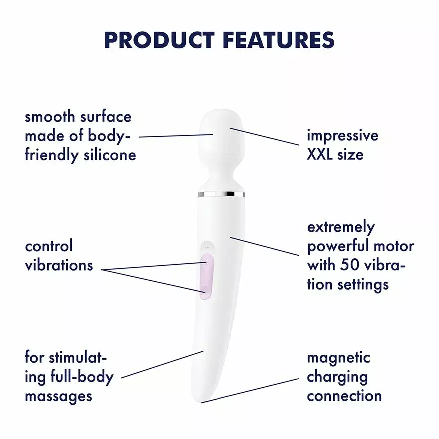 Nūjas vibrators Satisfyer Wand-er Woman Photo 6