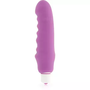 Dolce Vita Genius Purple Silicone Vibrator with Multiple Settings and Waterproof Design