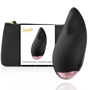 Clitoral stimulator COQUETTE CHIC DESIRE Black Gold Drop D-225734, 0.154 kg