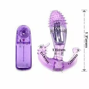 Anālais vibrators BAILE silikona lilac, D66-149109LL